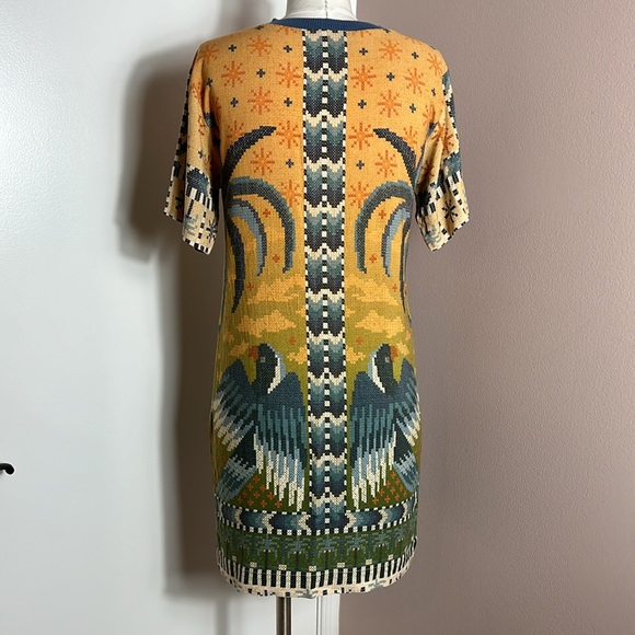 Farm Rio Brazil T-shirt Tropical Print Mini Dress size small/ P - Picture 11 of 14